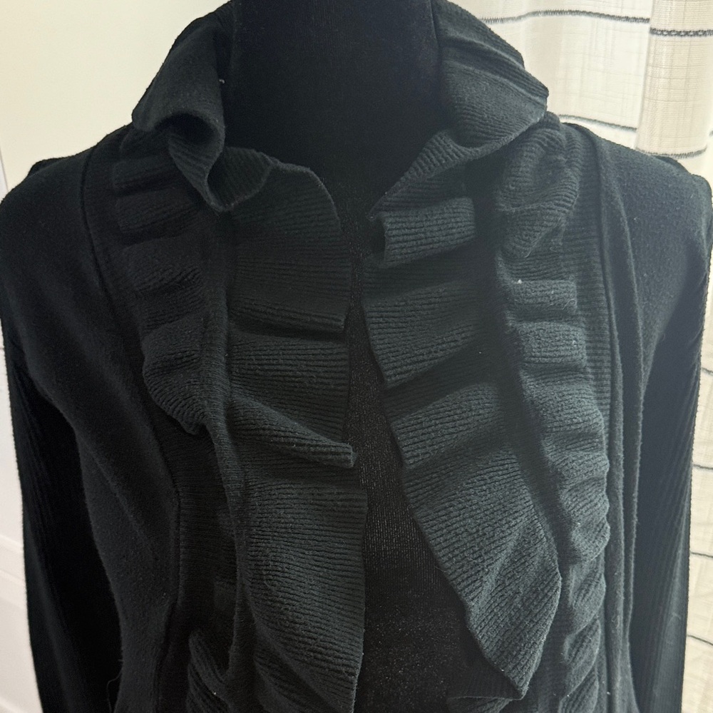Ya Los Angeles Black Textured Sweater - Picture 2 of 5